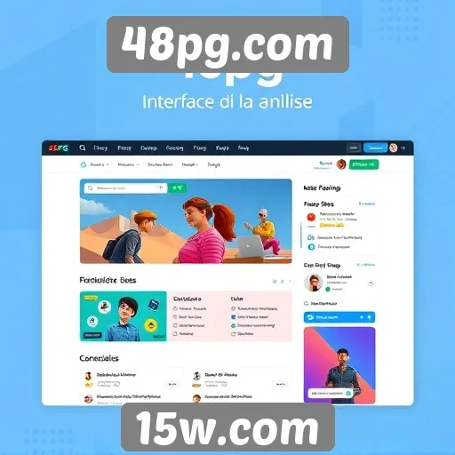 Análise da interface do usuário no 48pg.com